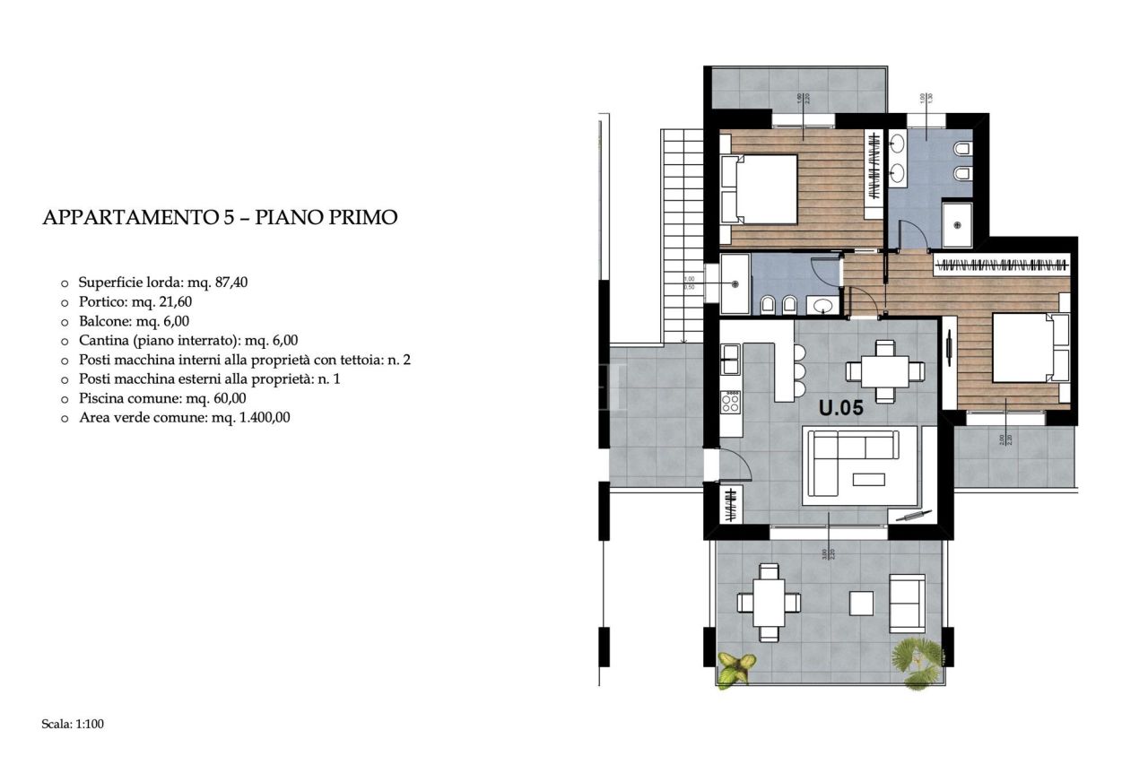 Apartment on Lake Garda, Italy, 88 m² - picture 10