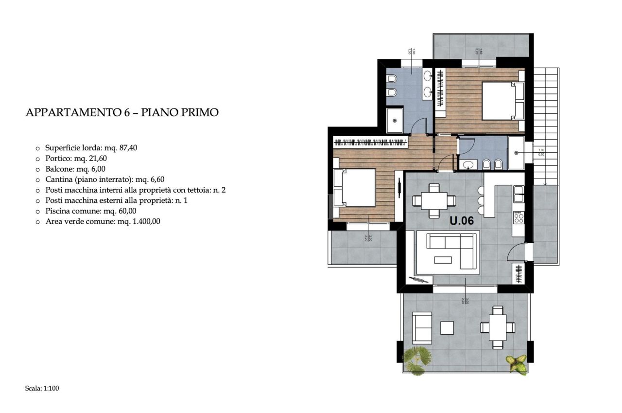 Apartment on Lake Garda, Italy, 88 m² - picture 9