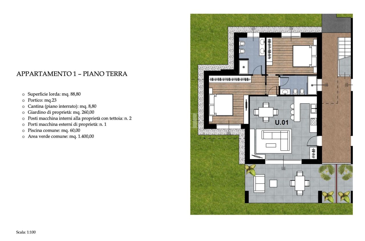 Apartment on Lake Garda, Italy, 88 m² - picture 16