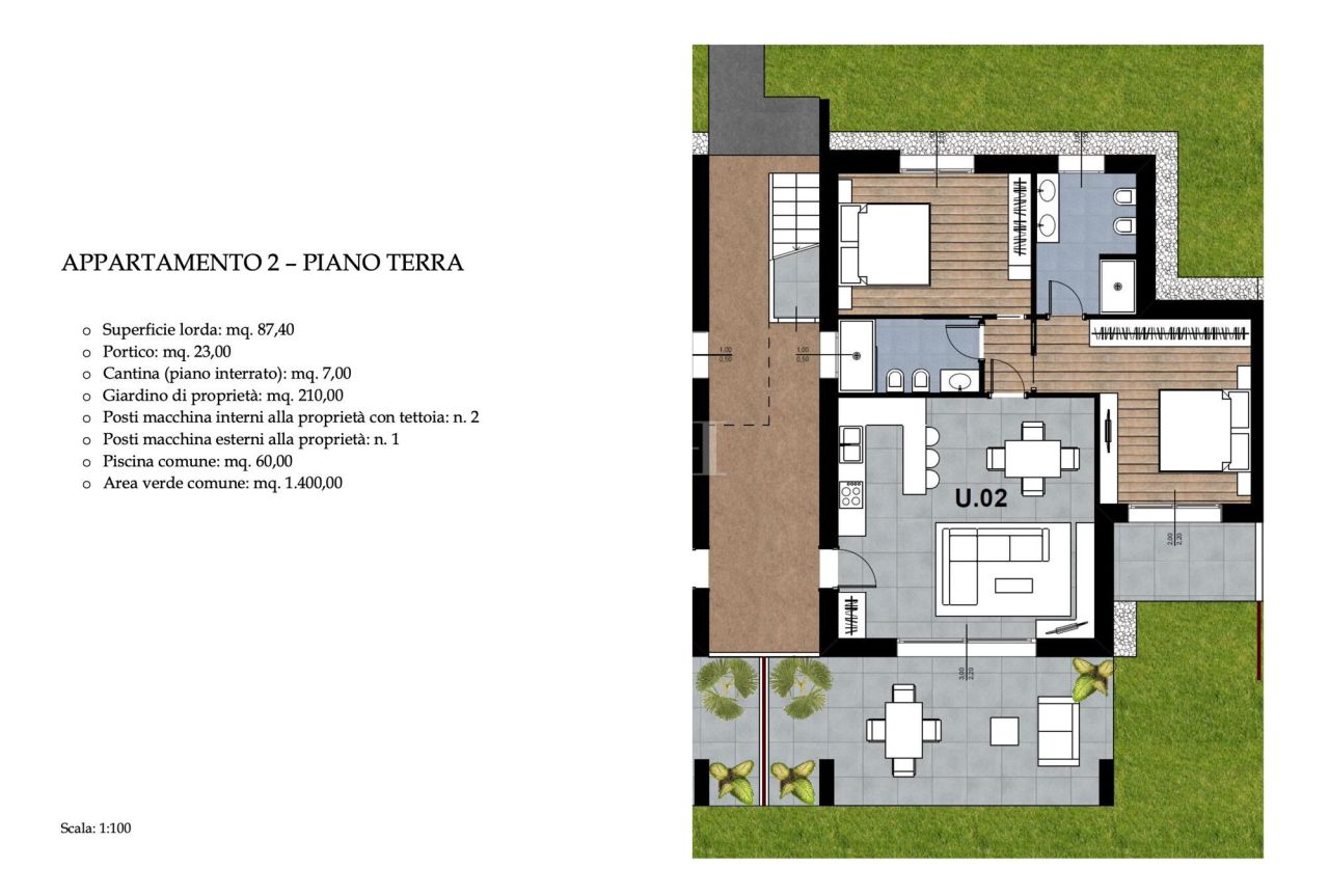 Apartment on Lake Garda, Italy, 88 m² - picture 15