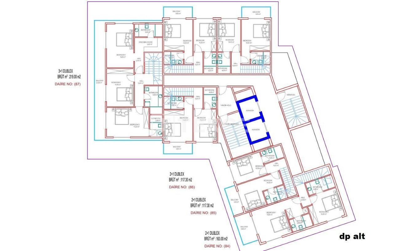 Ático en Alanya, Turquia, 130 m² - imagen 12