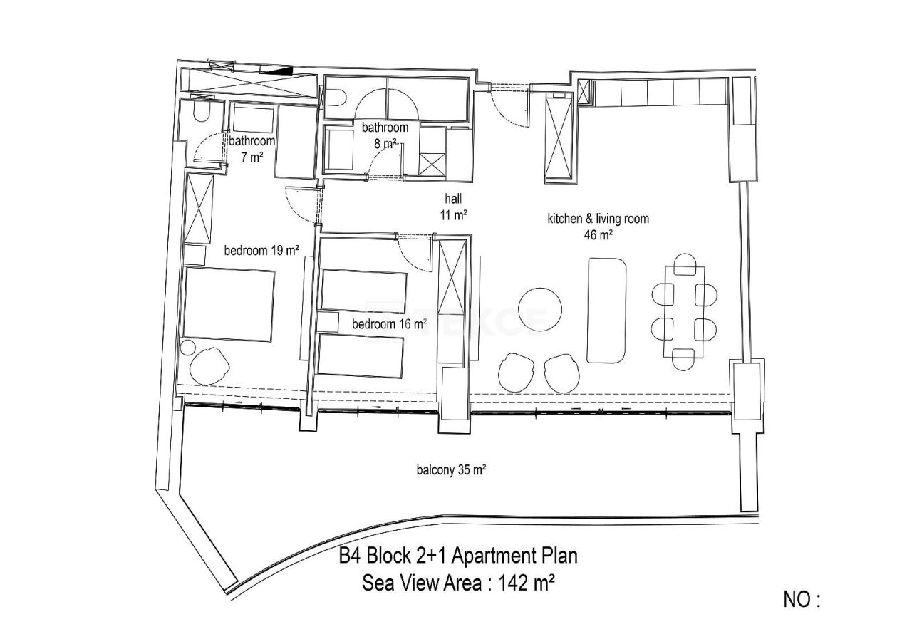 Appartamenti a Alanya, Turchia, 152 m² - foto 13
