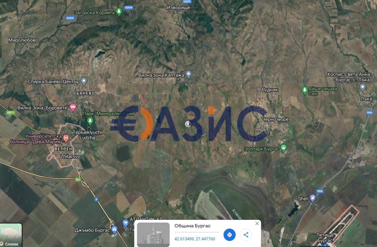 Terrain à Bourgas, Bulgarie, 8 999 m² - image 1