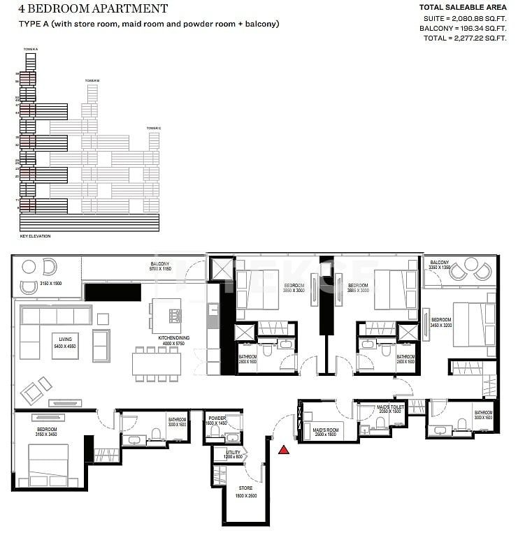 Appartamenti Nad Al Sheba 1, EAU, 66 m² - foto 13