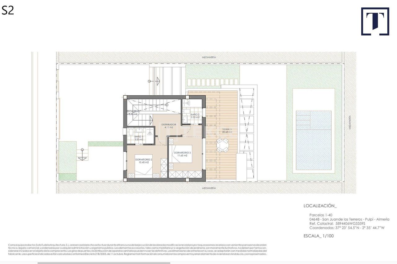 Villa in Pulpi, Spanien, 122 m² - Foto 14