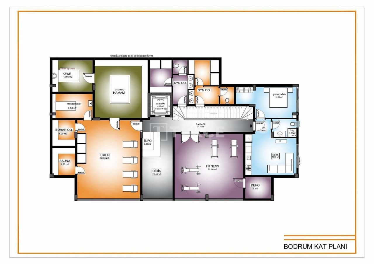 Penthouse in Alanya, Türkei, 150 m² - Foto 1