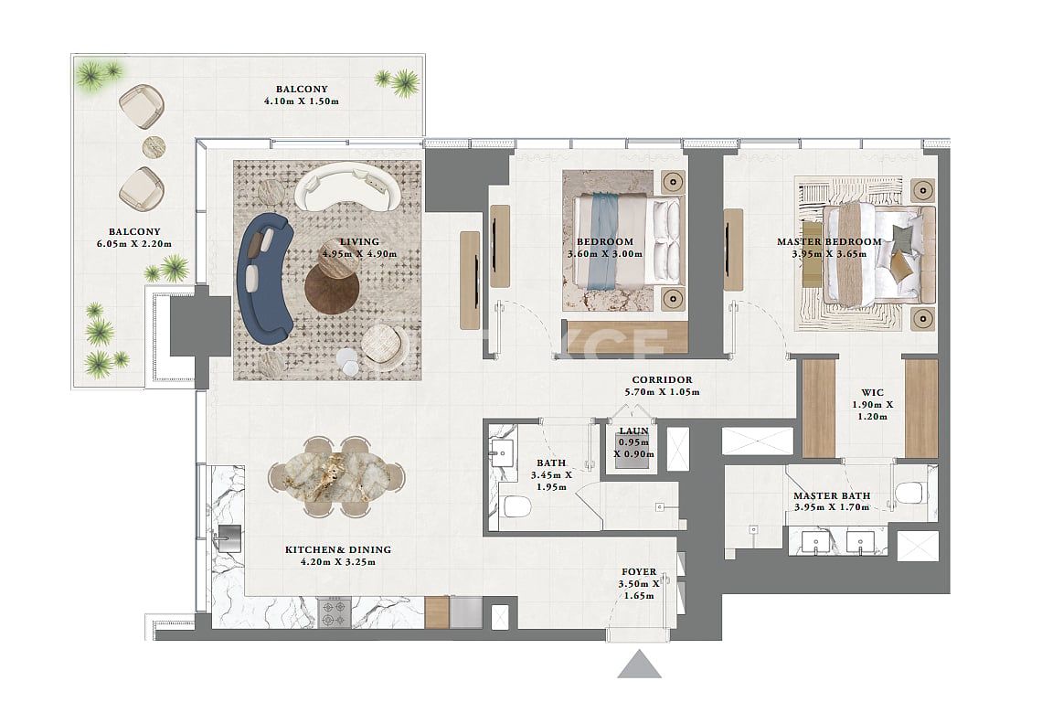 Appartement à Dubaï, EAU, 70 m² - image 10