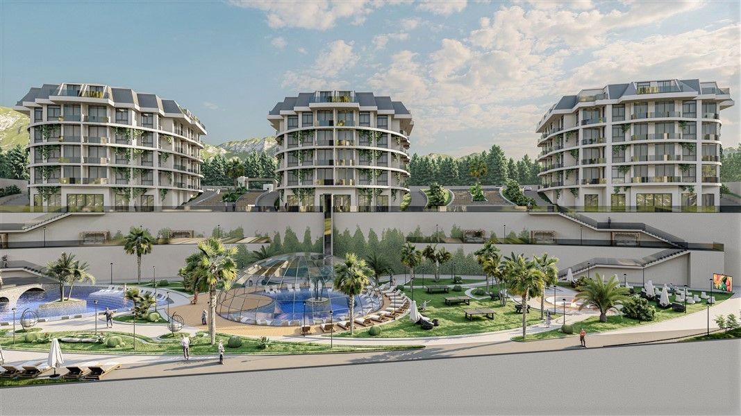 Wohnung in Alanya, Türkei, 52 m² - Foto 1
