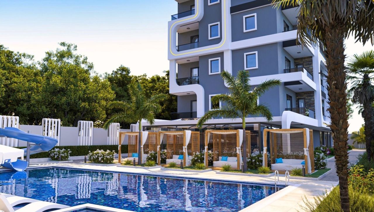Flat in Alanya, Turkey, 49 m² - picture 1