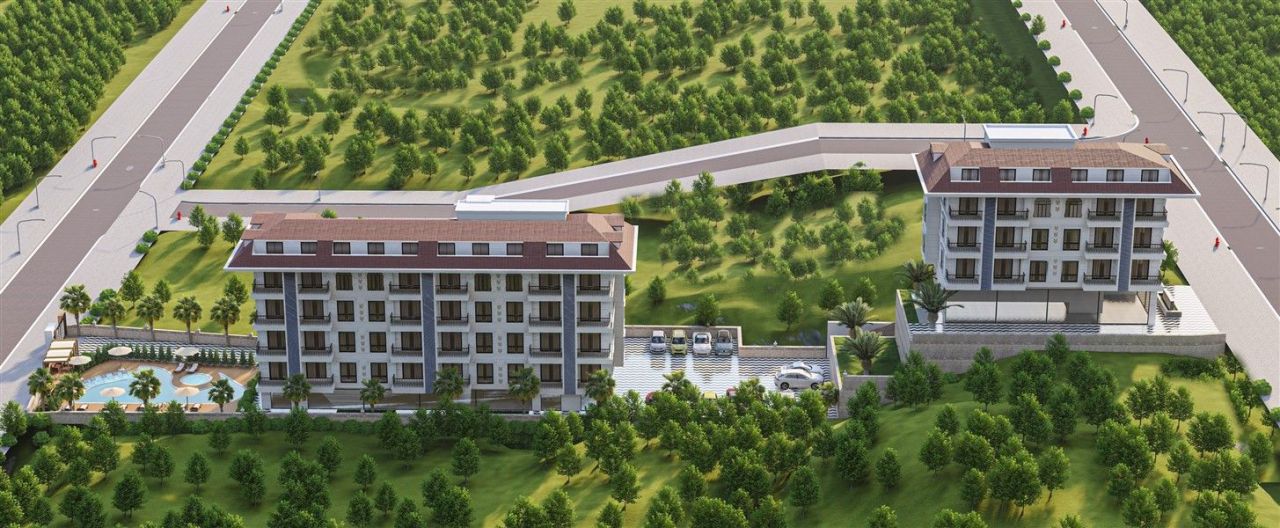 Appartamento a Kestel, Turchia, 55 m² - foto 2