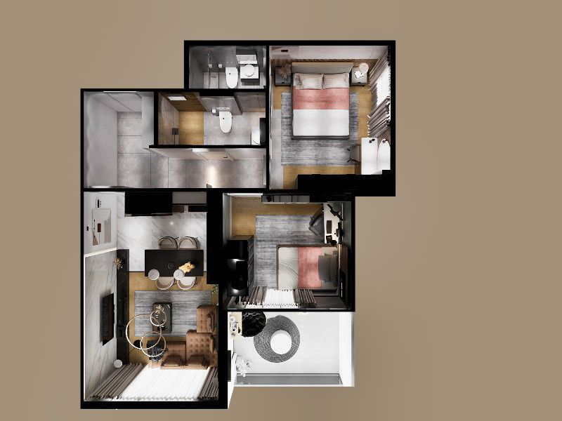 Appartamento Altintash, Turchia, 74 m² - foto 3