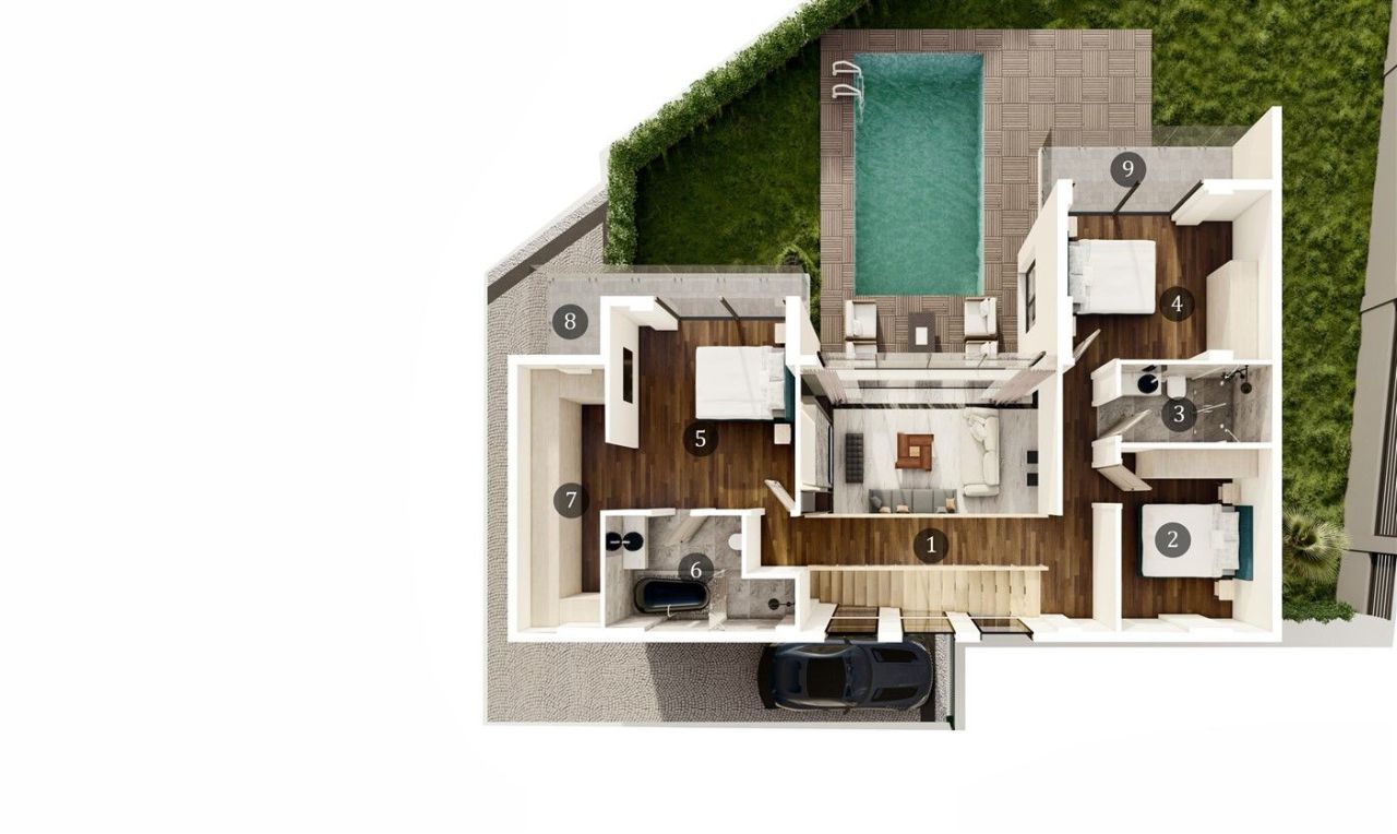Villa a Antalya, Turchia, 158 m² - foto 3