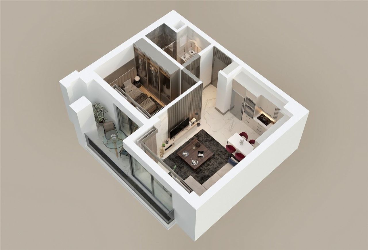 Piso en Antalya, Turquia, 93 m² - imagen 4