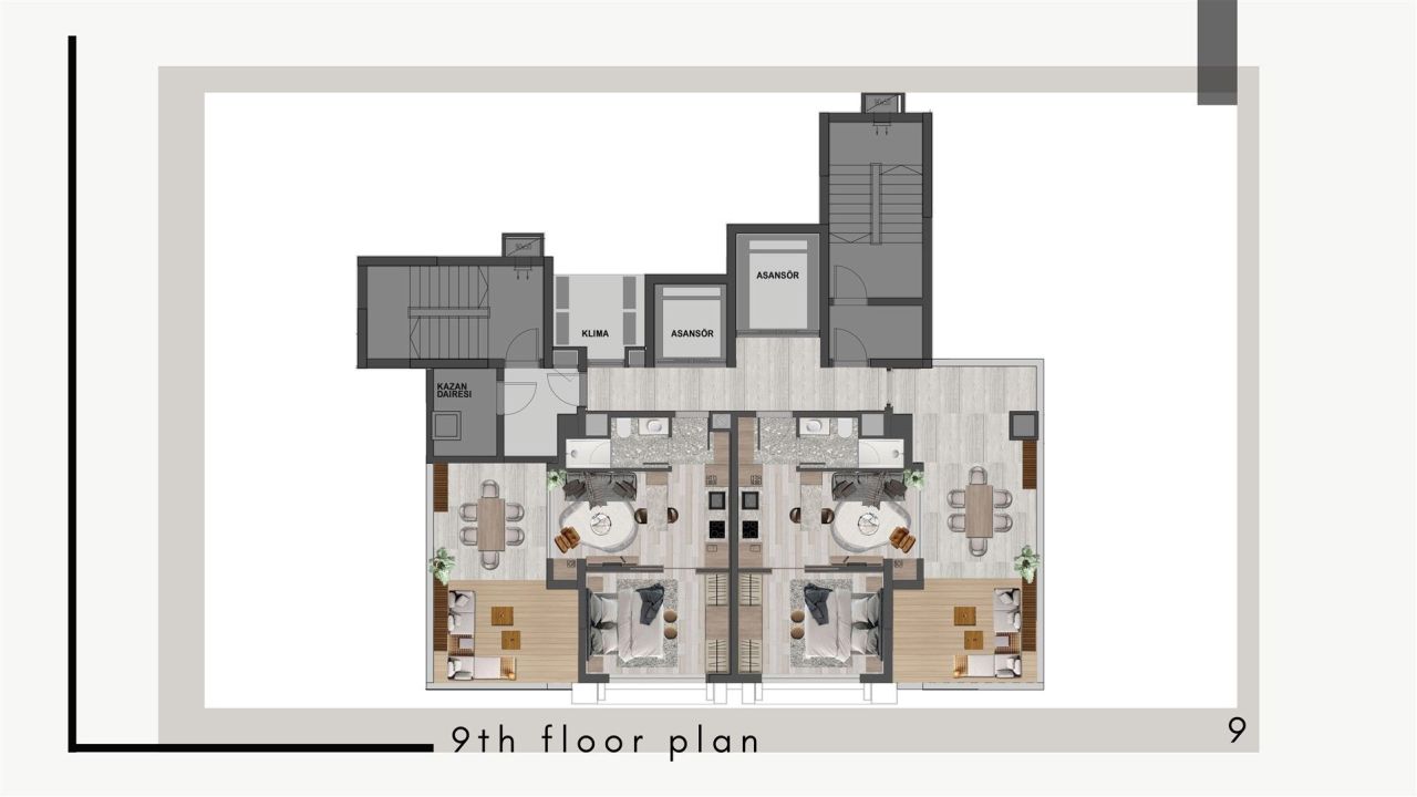 Appartamento a Antalya, Turchia, 56 m² - foto 6