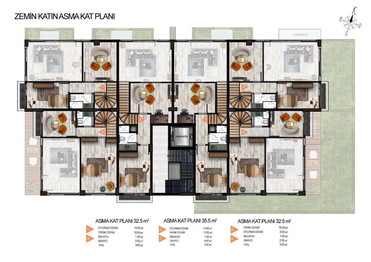 Appartamento Altintash, Turchia, 47 m² - foto 7