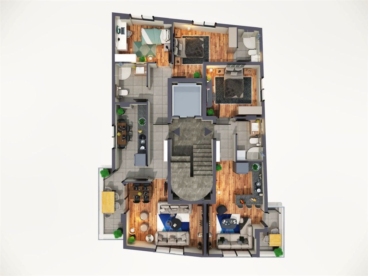 Appartamento Center, Turchia, 55 m² - foto 7