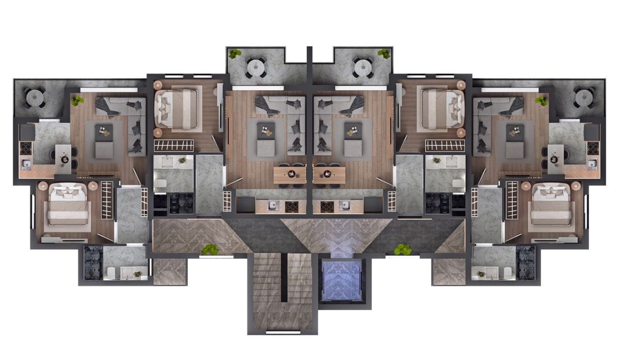 Appartamento Altintash, Turchia, 60 m² - foto 7