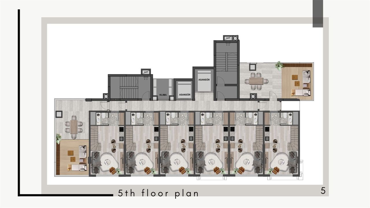 Appartamento a Antalya, Turchia, 56 m² - foto 10