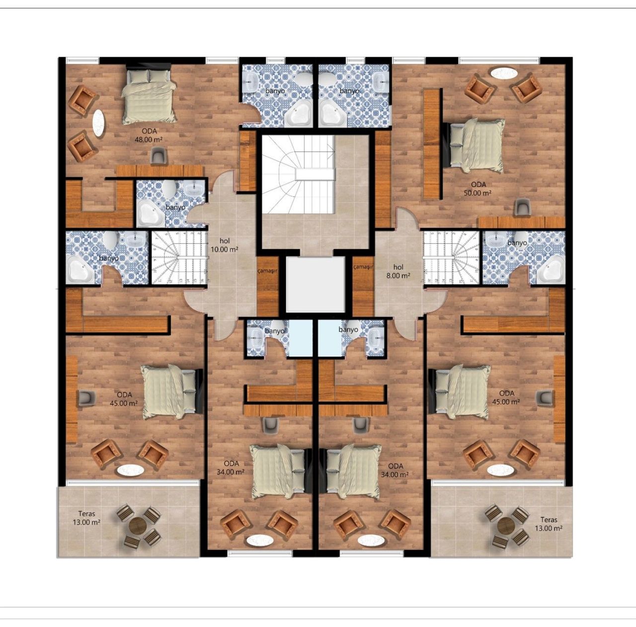 Piso en Antalya, Turquia, 100 m² - imagen 12