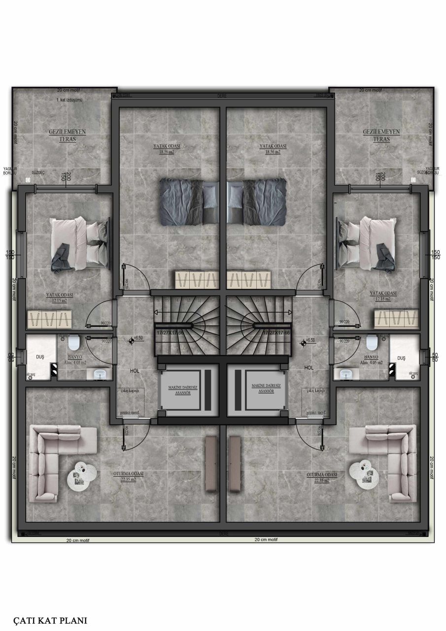 Villa a Antalya, Turchia, 300 m² - foto 13