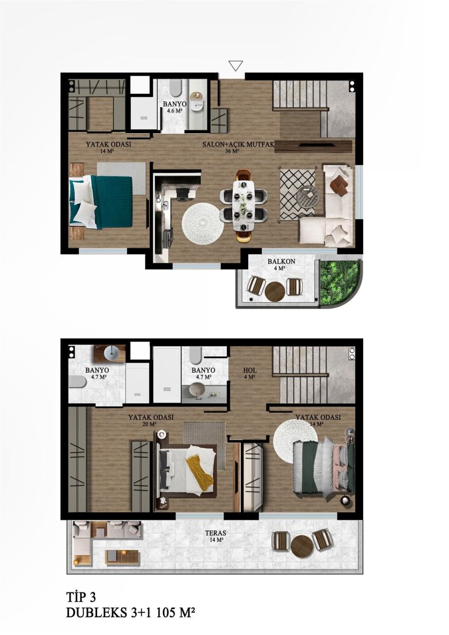 Appartamento Altintash, Turchia, 58 m² - foto 14