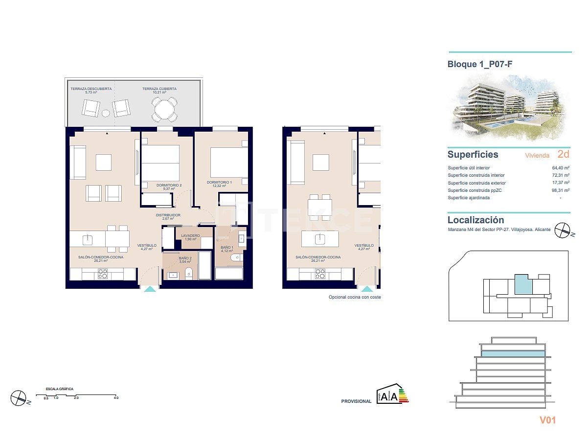 Appartement à Villajoyosa, Espagne, 81 m² - image 18