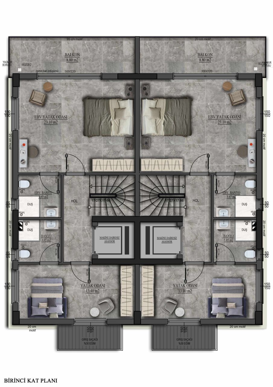 Villa a Antalya, Turchia, 300 m² - foto 15