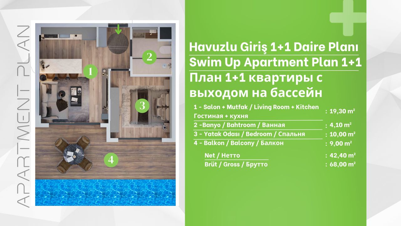 Appartamento Altintash, Turchia, 68 m² - foto 18