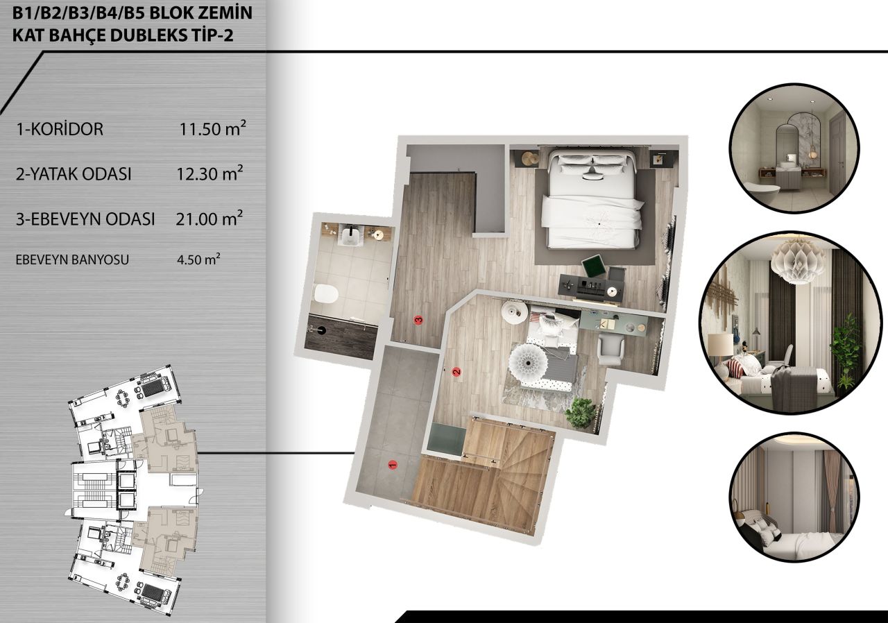 Piso en Antalya, Turquia, 120 m² - imagen 19