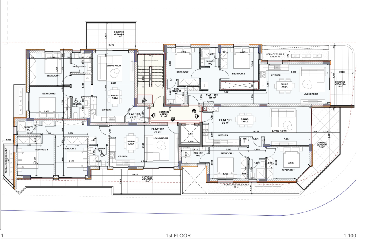 Apartment in Larnaka, Zypern, 99 m² - Foto 1
