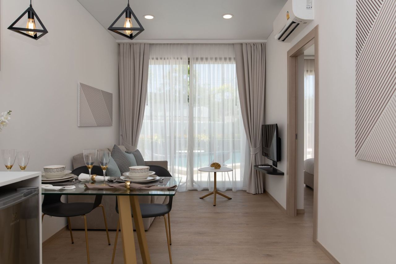 Appartamenti sulla spiaggia di Nai Harn, Thailandia, 27 m² - foto 13