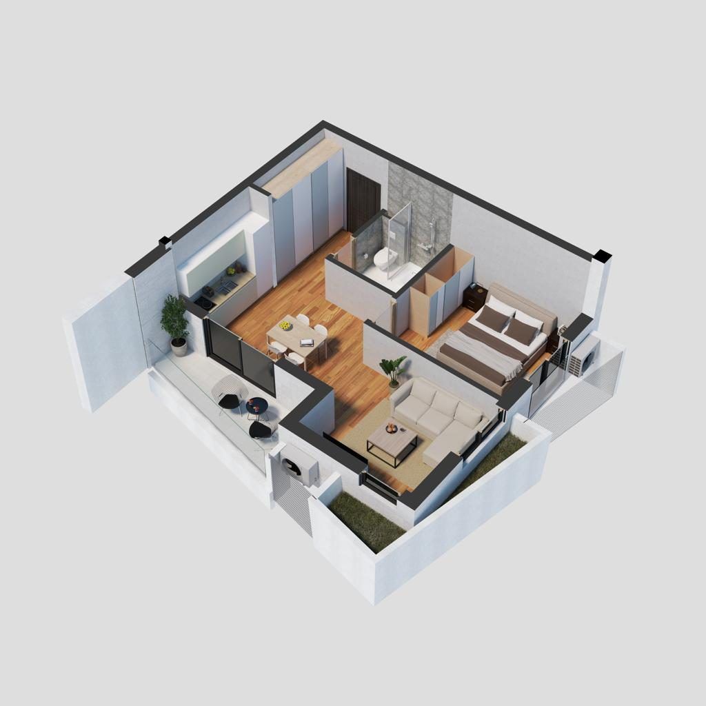 Flat in Petrovac, Montenegro, 38 m² - picture 12