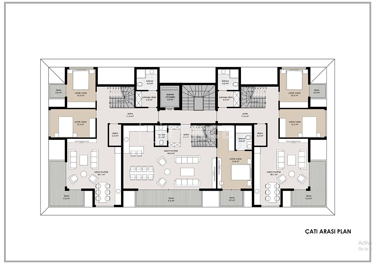 Apartment in Alanya, Turkey, 152 m² - picture 8