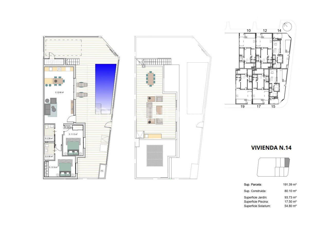 Stadthaus in Torre-Pacheco, Spanien, 133 m² - Foto 12