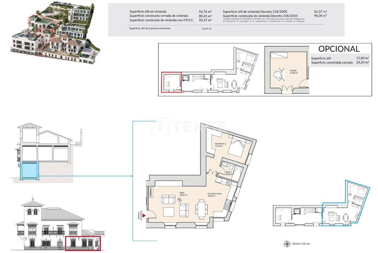 Penthouse à Malaga, Espagne, 107 m² - image 5