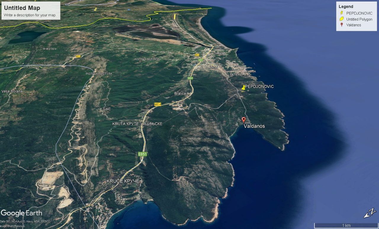 Terreno en Ulcinj, Montenegro, 2 207 m² - imagen 13