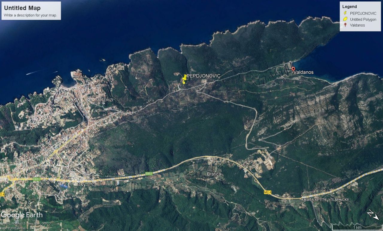 Terreno en Ulcinj, Montenegro, 2 207 m² - imagen 12