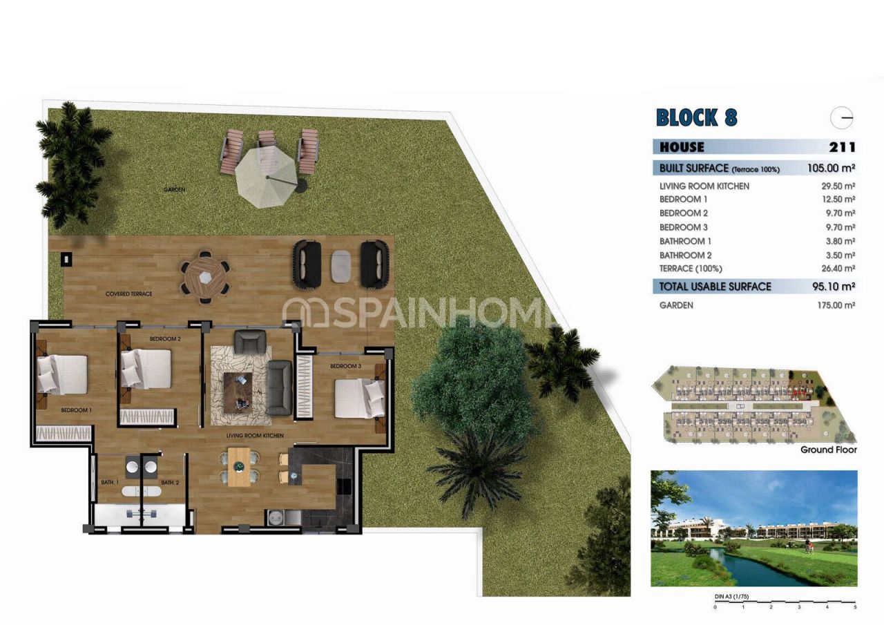 Attico a Los Alcazares, Spagna, 142 m² - foto 15