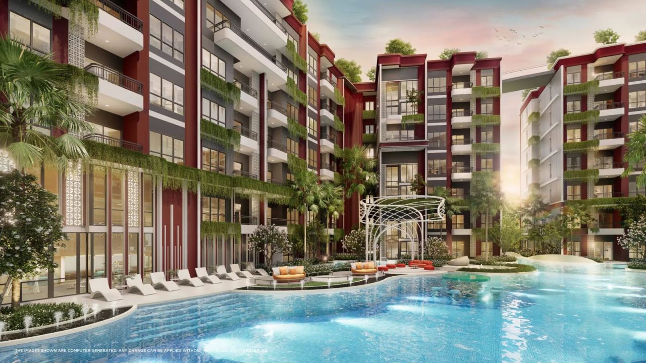 Casa adosada en Phuket, Tailandia, 61 m² - imagen 1