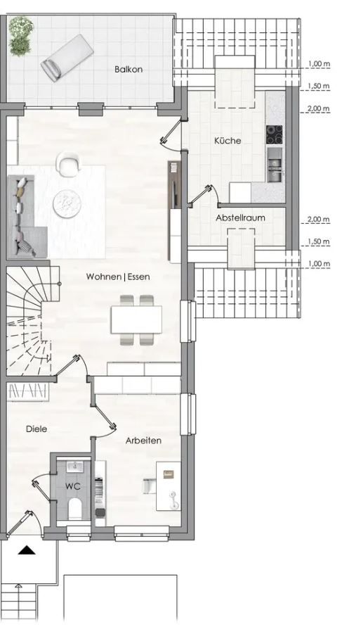 Piso en Velbert, Alemania, 109 m² - imagen 4