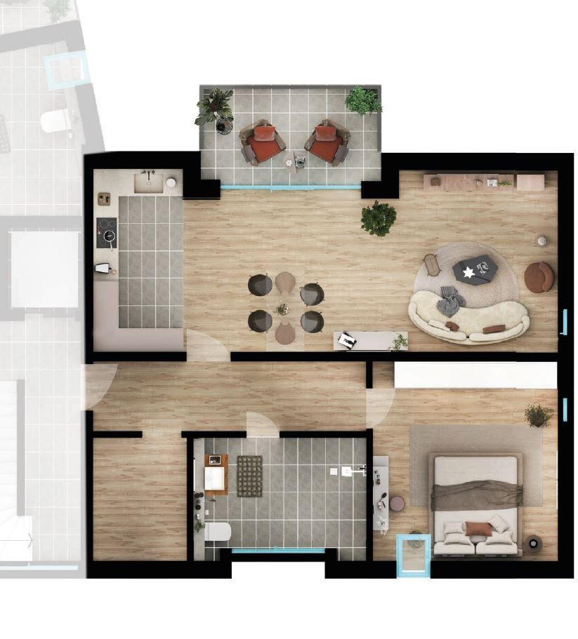 Flat in Tonisvorst, Germany, 75 m² - picture 9