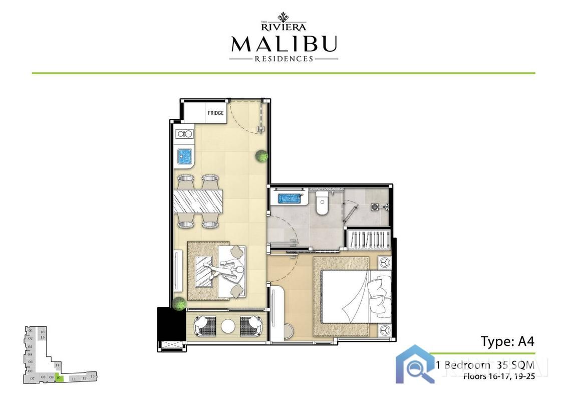 Appartement à Pratamnak, Thaïlande, 35 m² - image 12