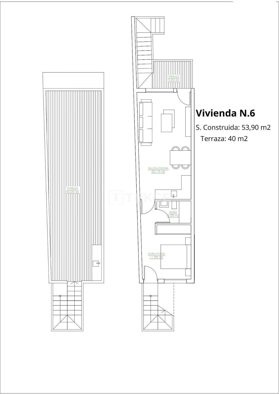 Apartment in San Pedro del Pinatar, Spanien, 53 m² - Foto 9