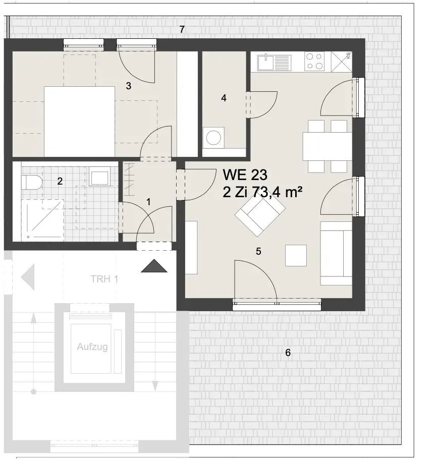 Flat in Koeln, Germany, 74 m² - picture 4