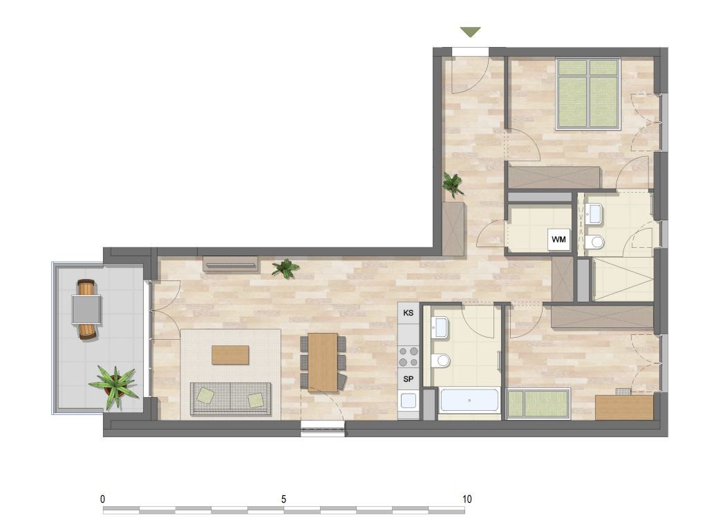 Appartamento a Düsseldorf, Germania, 95 m² - foto 3