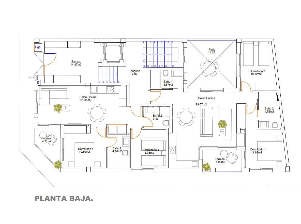 Penthouse in Guardamar del Segura, Spanien, 105 m² - Foto 13