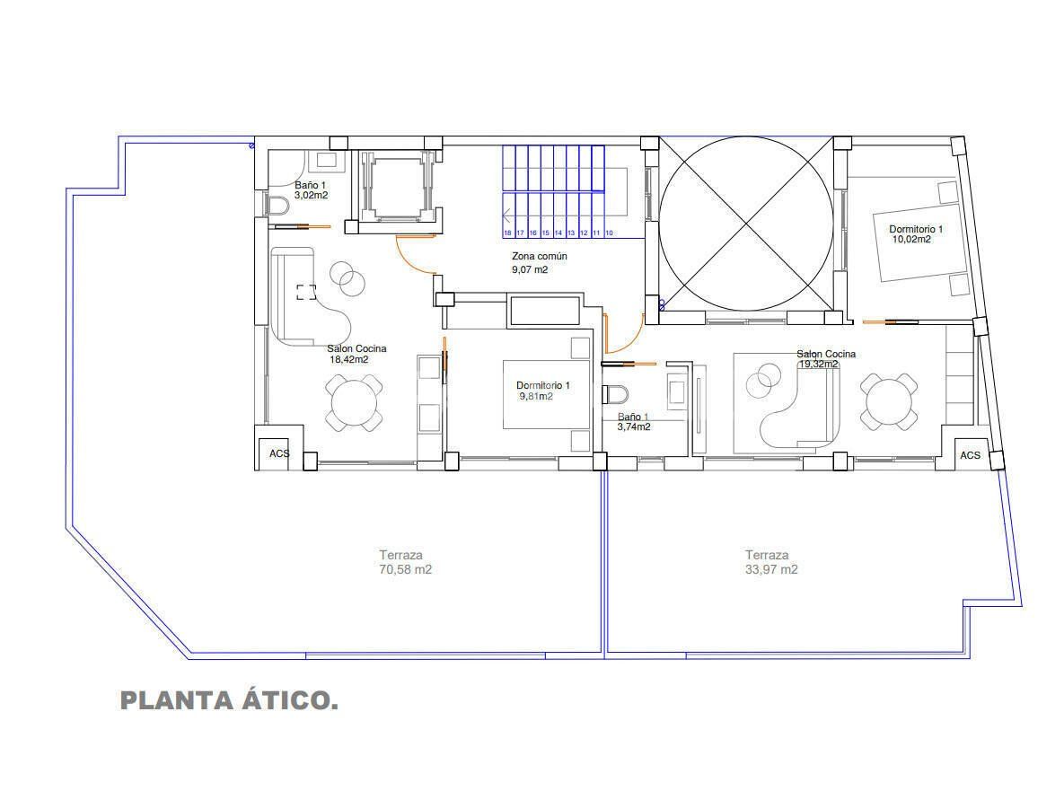 Penthouse in Guardamar del Segura, Spanien, 105 m² - Foto 15