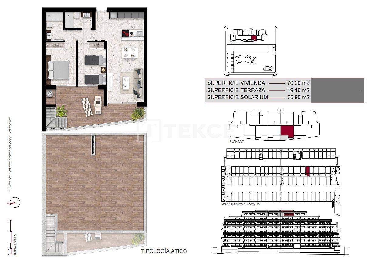 Penthouse à San Miguel de Salinas, Espagne, 72 m² - image 12