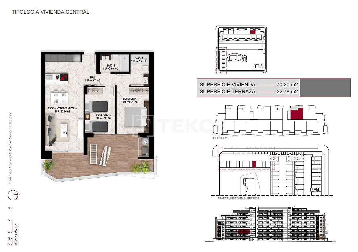 Appartamenti a San Miguel de Salinas, Spagna, 70 m² - foto 13