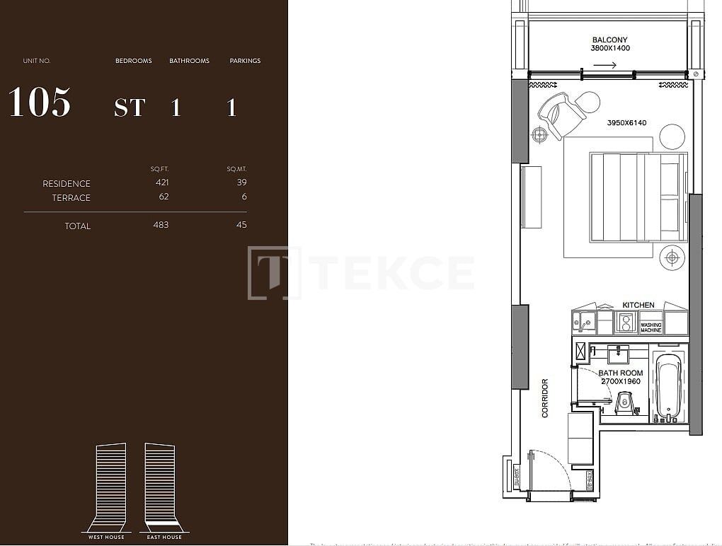 Appartamenti Business Bay, EAU, 153 m² - foto 16